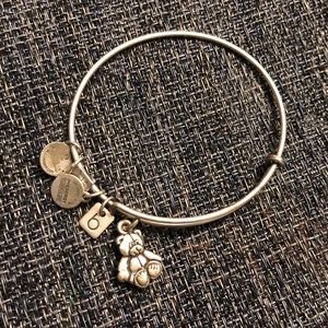 Alex and Ani Bloomingdales teddy bear bracelet